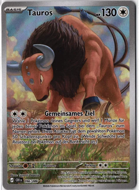 Tauros Chaos Rising 096/086 Vorderseite